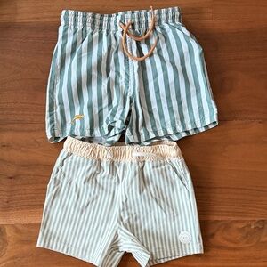 Rylee + Cru / LIEWOOD toddler boys swim trunks 2-pack 18-24m